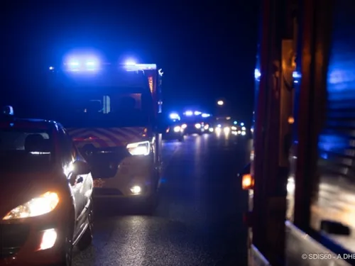 Un accident de la route fait plusieurs blessés dans le sud de l'Oise