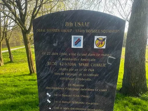 Une stèle vandalisée à Epagne-Epagnette