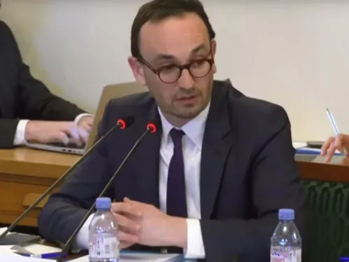 Le ministre délégué en charge des Comptes publics à Melun ce jeudi...