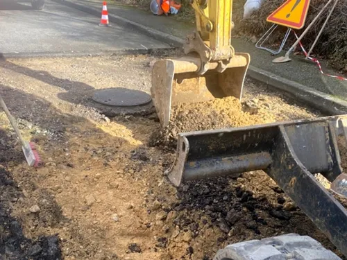 Des travaux en cours à Triel-sur-Seine après l'effondrement de la...