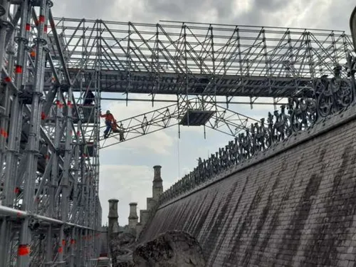 Le titanesque chantier du château de Pierrefonds sera bientôt terminé
