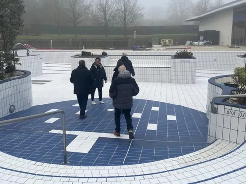 La transformation de la piscine de l'Aire cantilienne se poursuit 