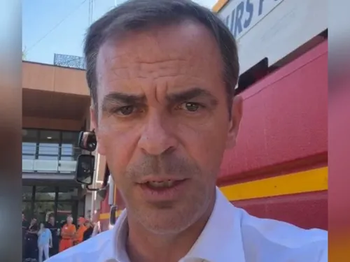 Olivier Véran était à Dammarie-lès-Lys ce jeudi matin