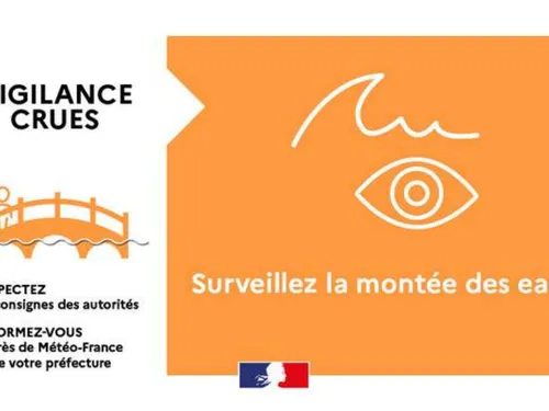 L'Oise est passée en vigilance orange pour crues ce matin