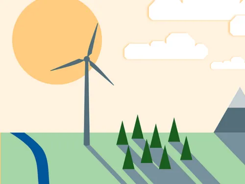 Différentes installations se partagent la production d'électricité...