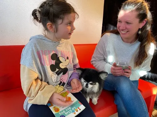 A Saint-Nazaire, un chien pour donner le goût de la lecture