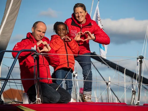 Sam Davies, un marin au grand coeur