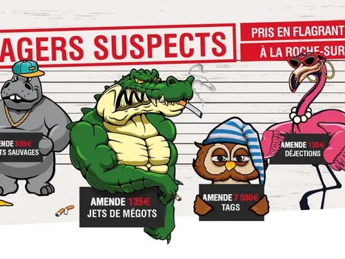 La Roche-sur-Yon utilise l’humour contre les incivilités