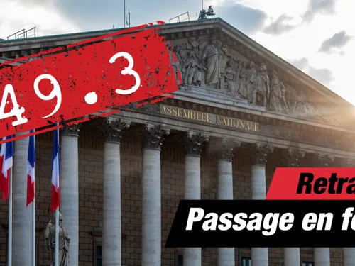 Réforme des retraites : 49.3, premiers rassemblements ce soir dans...
