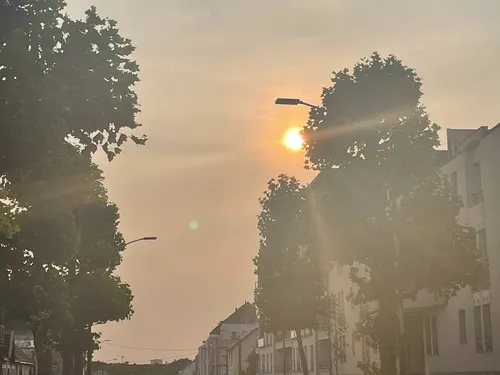 L'arrivée dans l'Ouest des fumées des incendies du Canada