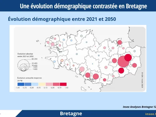Projection INSEE. La Bretagne pourrait gagner 260 000 habitants, en...