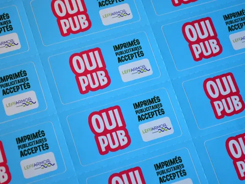 La communauté Leff Armor dit oui à la pub, et non au papier gâché...