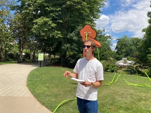 Filili Viridi : les dernières œuvres de Jean Jullien, au Jardin des...