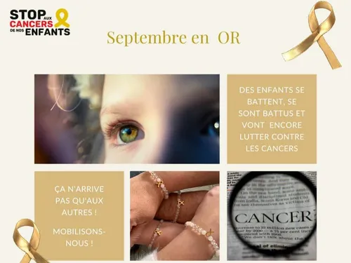 Septembre en or, le mois pour sensibiliser aux cancers des enfants