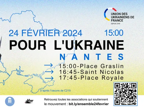 Deux ans après l'invasion en Ukraine, journée spéciale ce samedi à...
