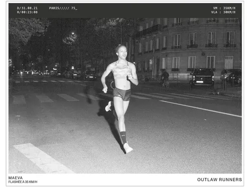 NON,  un coureur dépassant les 30 km/h ne peut pas se fait flasher...