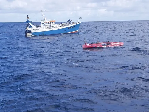 Guirec Soudée, bien parti pour arriver demain à Brest