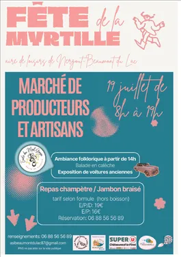 Fête de la Myrtille à Nergout-Beaumont-du-Lac : une journée...