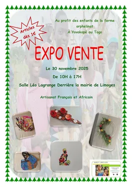 EXPO VENTE au profit d'AMEPT Limousin