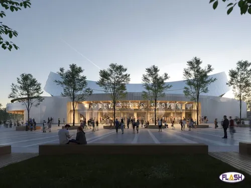 Le projet du futur palais des sports de Beaublanc