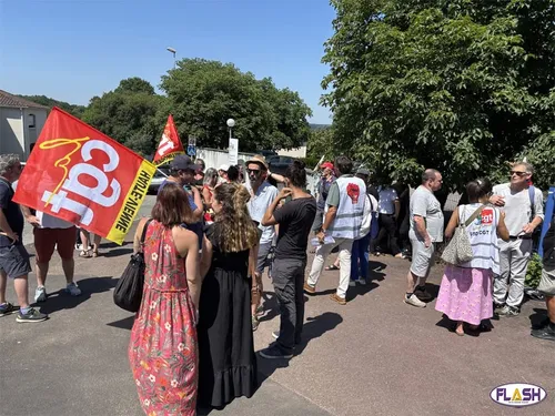 Limoges : rassemblement des personnels de l’action sociale 