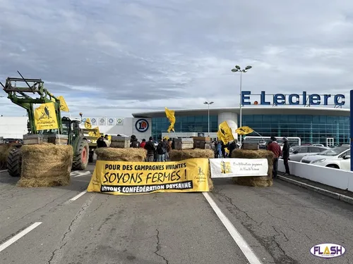 La Confédération paysanne s’attaque à la grande distribution