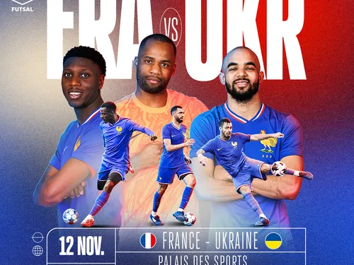 Match international de futsal France–Ukraine à Beaublanc