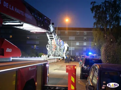 Limoges : 11 personnes intoxiquées dans un incendie