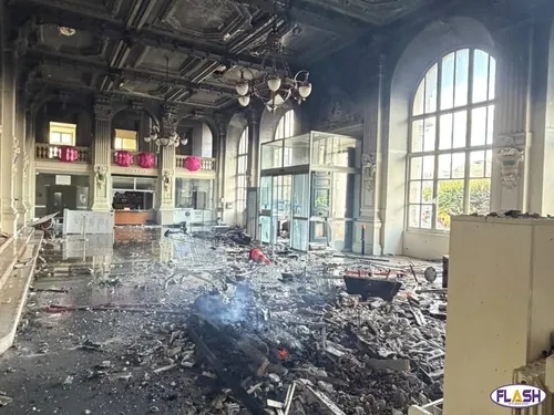 Incendie de la mairie de Limoges : un risque d'effondrement persiste