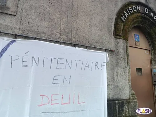 Journée de deuil et revendications à la prison de Limoges