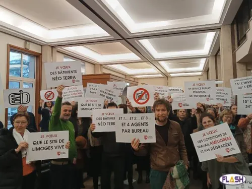 Mobilisation des agents du Conseil Régional 