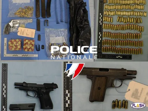 Un refus d’obtempérer conduit à la découverte d’un arsenal