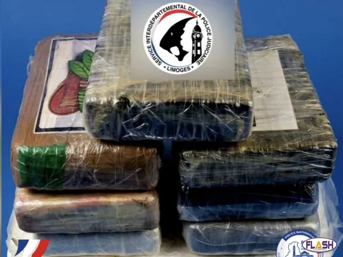 Limoges : plus de 9 kilos de cocaïne saisis !