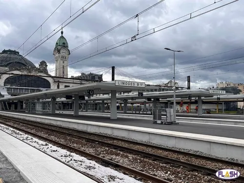 Travaux de mise en accessibilité des quais de la gare de Limoges