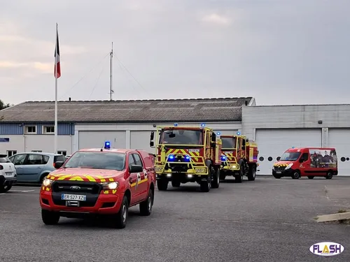 Feux en Charente-Maritime : des pompiers Creusois en renfort