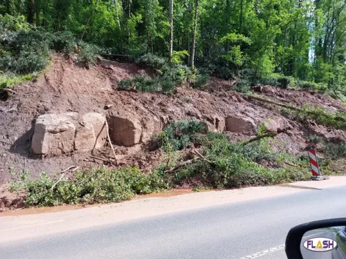Corrèze : Un nouvel éboulement à Larche à cause des intempéries
