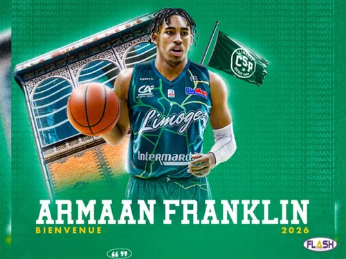 Basket : Le Limoges CSP annonce les arrivées de Franklin et Stergar