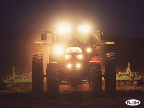 Une collision entre un camion et un tracteur sur la N145