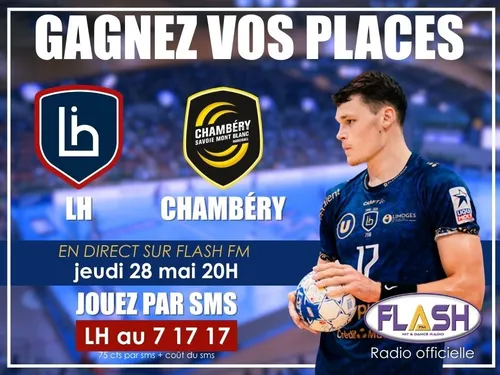 Handball Starligue : Gagnez vos invitations pour le match LH / Chambéry