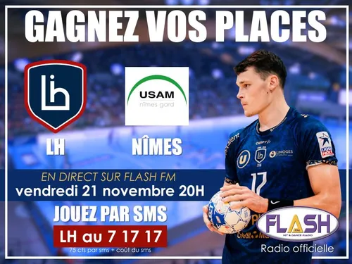 Handball Starligue : Gagnez vos invitations pour le match LH / Nîmes