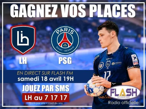 Handball Starligue : Gagnez vos invitations pour le match LH / PSG