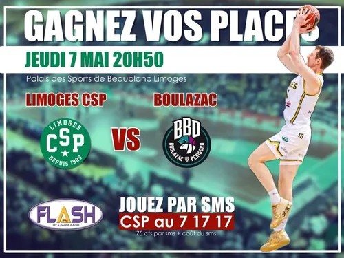 Basket Betclic Elite : Gagnez vos places pour Limoges CSP / Boulazac
