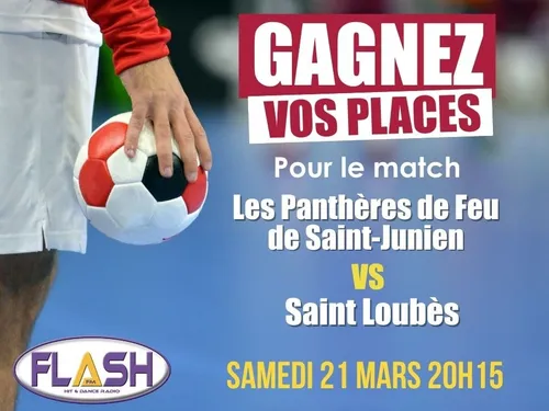 Gagnez vos places pour le match du ROC ASSJ HB 87 de Saint Junien...