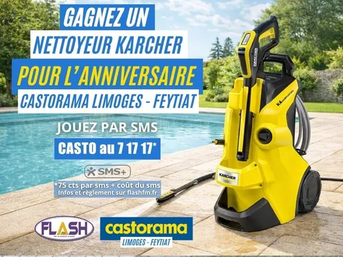 Anniversaire de Castorama : Gagnez votre nettoyeur haute-pression !
