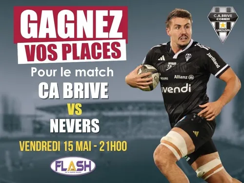 Gagnez vos places pour CA Brive contre Nevers