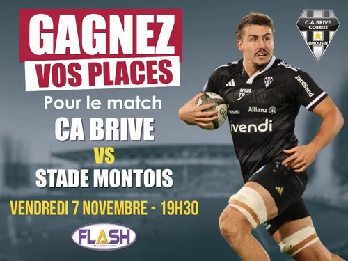 Gagnez vos places pour CA Brive contre le Stade Montois