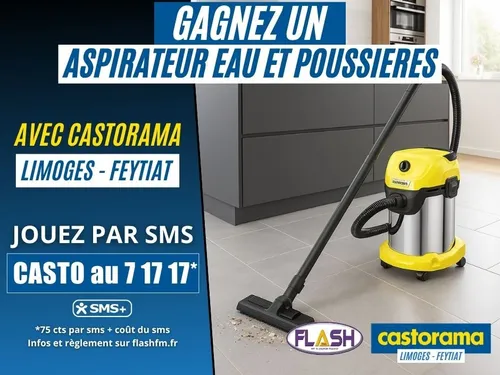 Jeu Castorama : Gagnez un aspirateur eau et poussière Karcher ! 
