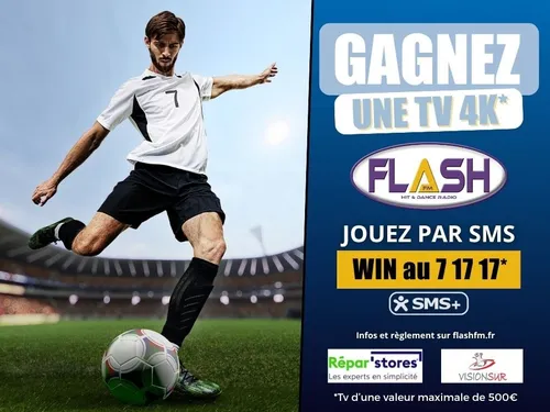 Opération Foot 2026 : Gagnez votre TV 4K avec Flash FM !