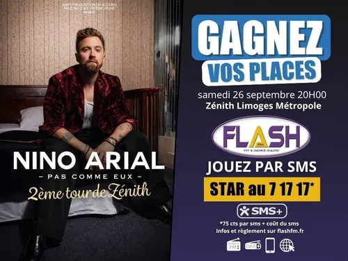 Gagnez vos places pour le spectacle de Nino Arial