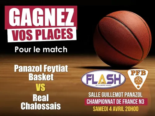 Panazol Feytiat Basket : Gagnez vos places pour le match contre le...